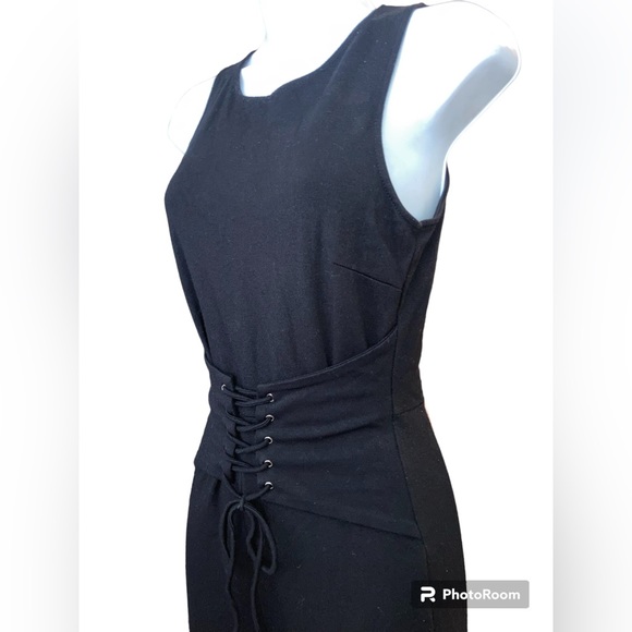 Black Corset Style Jumpsuit open back - Picture 2 of 9